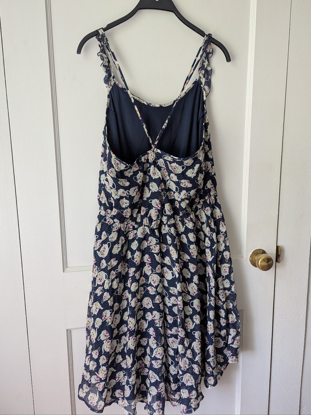 Disney Lauren Conrad Chiffon Alice In Wonderland Mad Hatter Tea Party Dress XXL - Picture 6 of 12